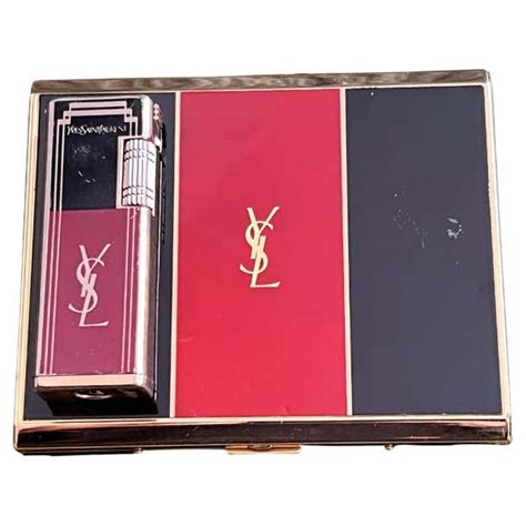 1980 ysl lighter roller gas|Yves Saint Laurent Lighter .